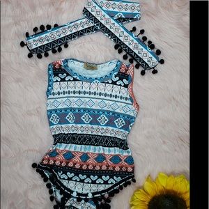 Hailey Pompom Romper